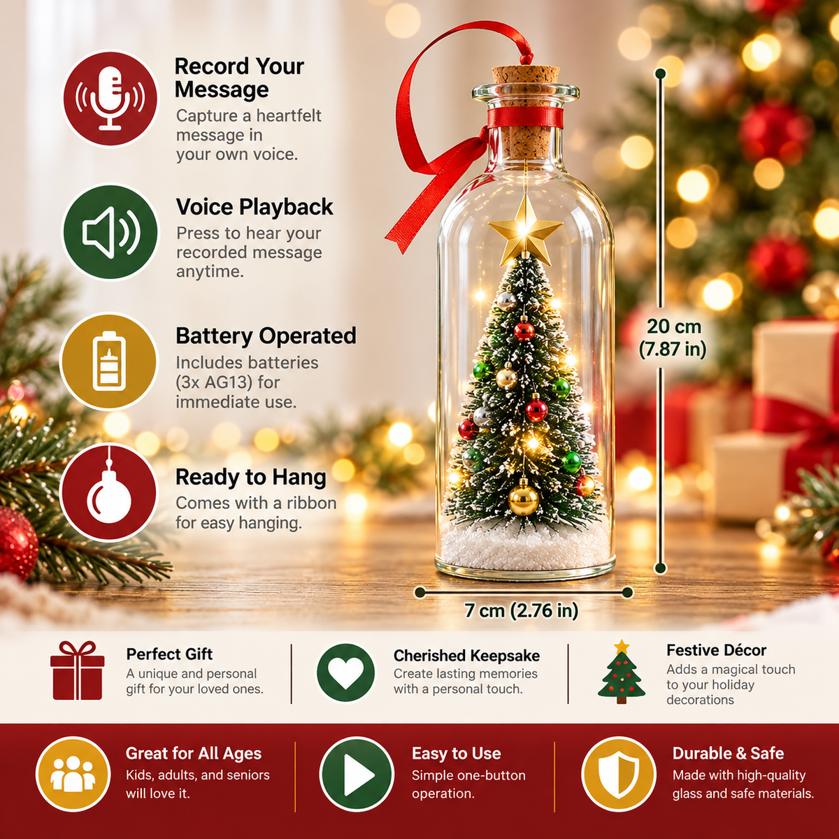 Record-a-Message Christmas Tree
