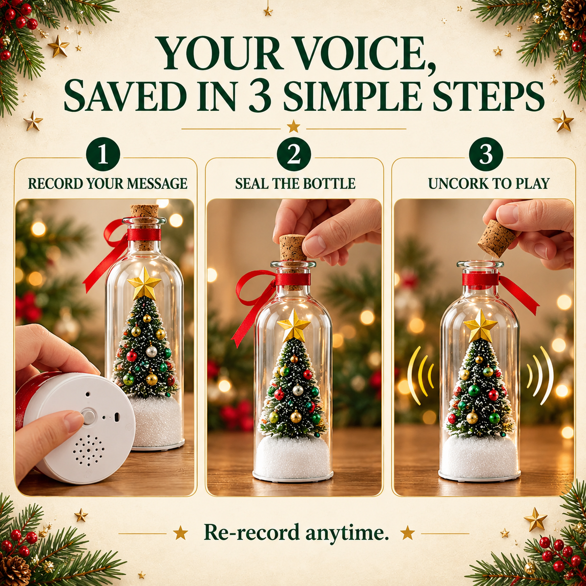 Record-a-Message Christmas Tree